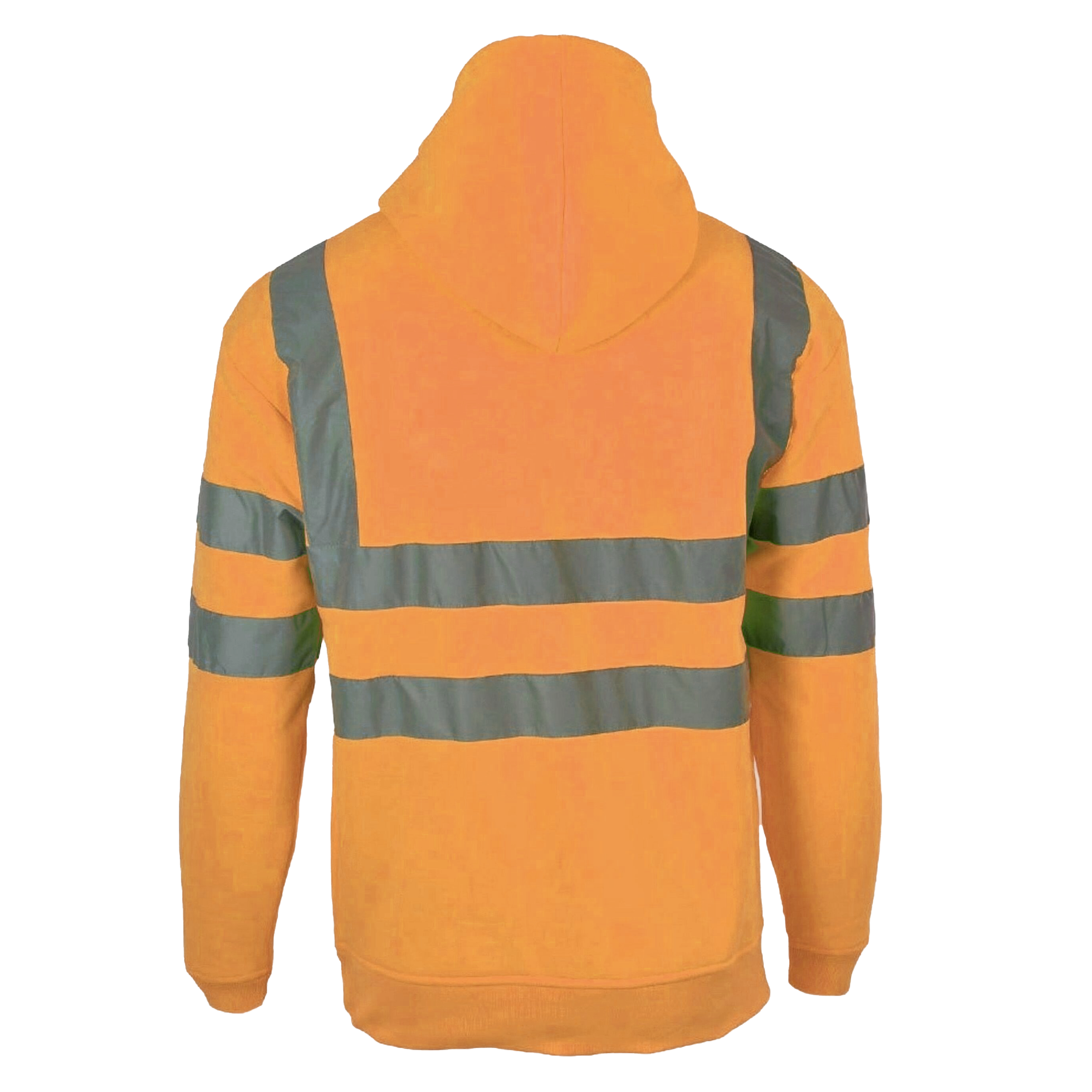 Orange Hi Vis Zip Hoodie - EN20471 & RIS-3279-TOM